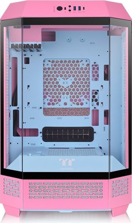 Thermaltake The Tower 300 Bubble Pink, rosa, Glasfenster
