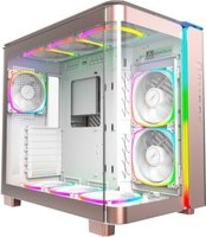 Montech King 95 Pro Rose Gold, rosegold, Glasfenster
