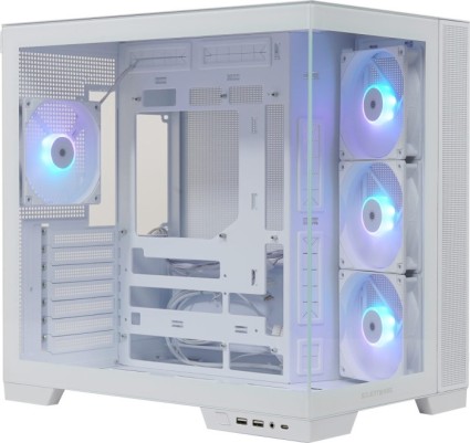 Silentware View A-RGB White, Glasfenster