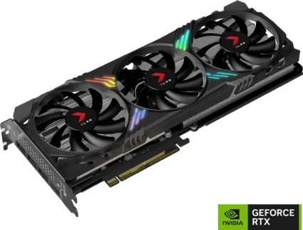 PNY GeForce RTX 4070 SUPER XLR8 Gaming Verto Epic-X RGB Overclocked Triple Fan