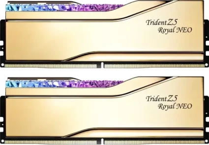 G.Skill Trident Z5 Royal NEO RGB Gold DIMM Kit     32GB