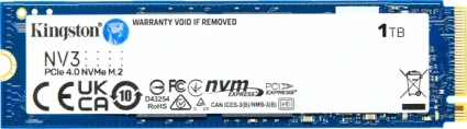 Kingston NV3 NVMe PCIe 4.0 SSD   1TB